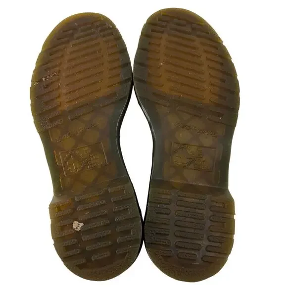 Dr Martens Adrian White Leather Tassel Loafers Fringe Platform Women’s 9 - Picture 9 of 9